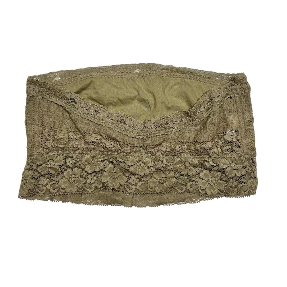 Free People Lace Bandeau in Taupe - Picture 3 of 6